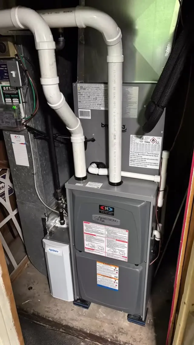 Out with the oversized 80% furnace that was short cycling, wasting energy, and killing comfort 👎 In with a system desig